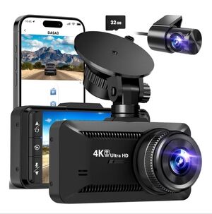 4K Dash Cam Front And Rear